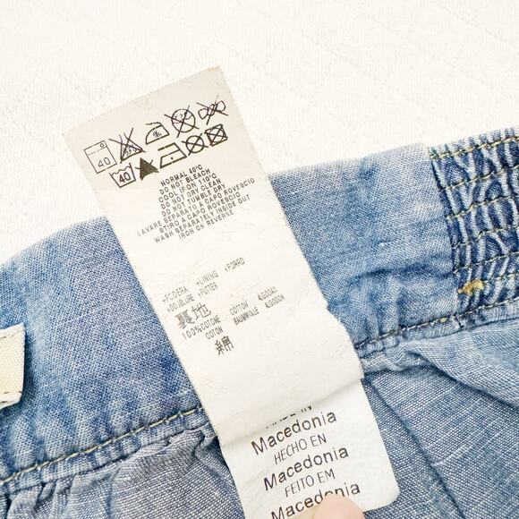 See by Chloé A Line Button Down Denim Jean Mini Skirt SZ04 - Picture 3 of 5